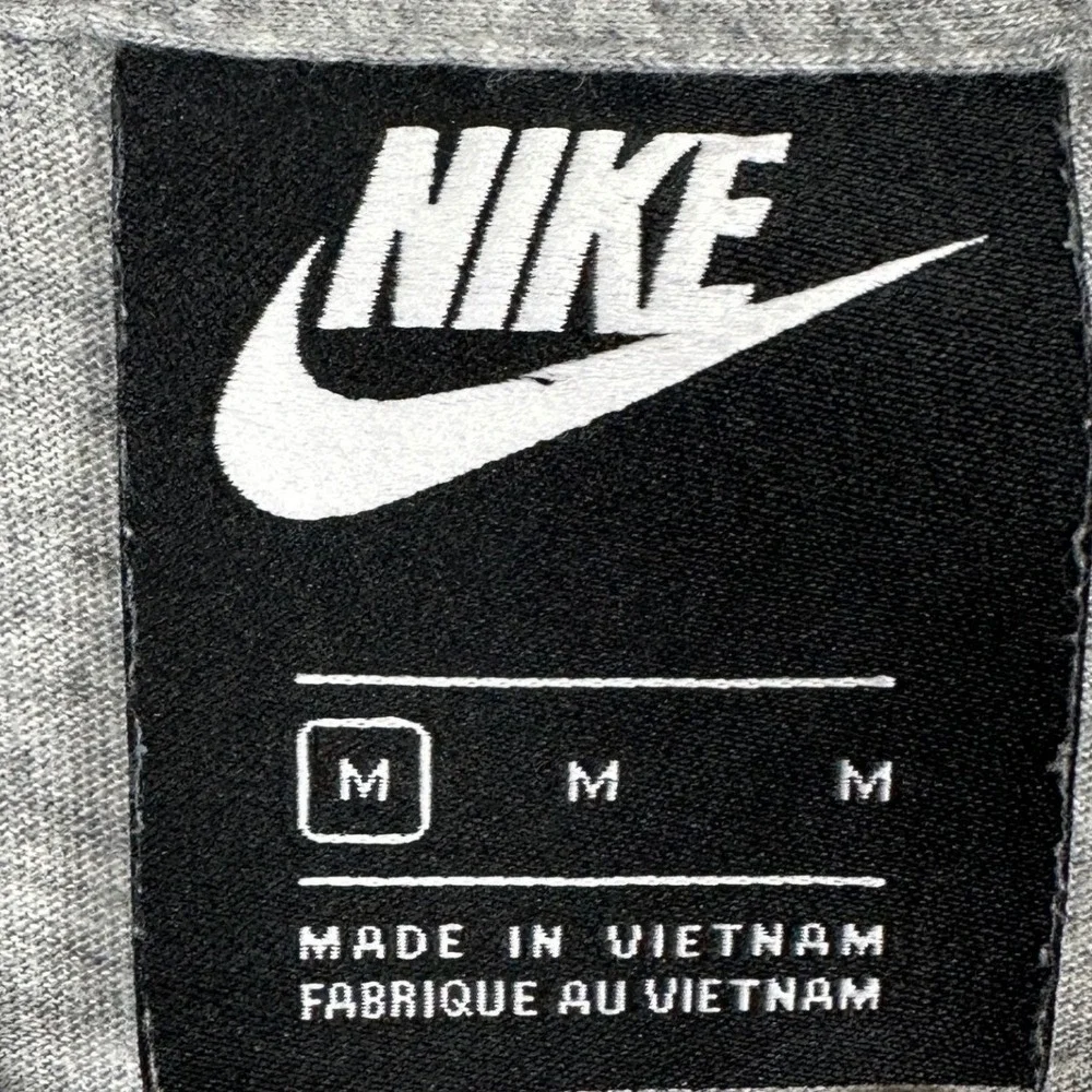 Nike Sportswear Polo Shirt Mens Medium Grey Heather Golf Performance Rugby Logo